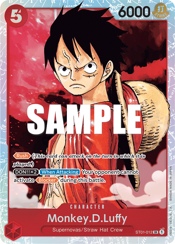 Monkey.D.Luffy ST01-012 – Starter Deck: Straw Hat Crew
