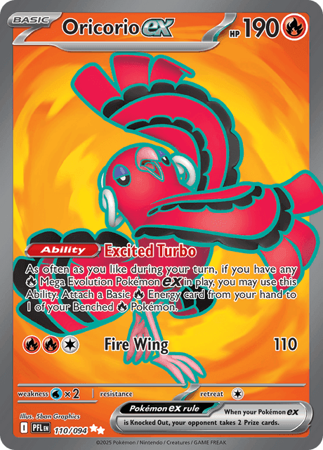 Oricorio ex 110/094 Ultra Rare – Fiamme Spettrali