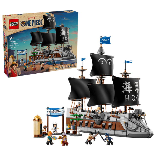 LEGO One Piece 75646 Nave da Guerra di Garp