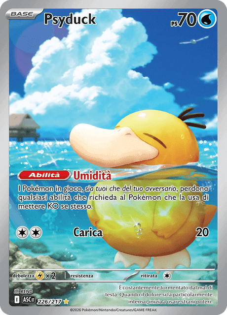 Psyduck 226/217 Rara Illustrazione – Ascesa Eroica – IT
