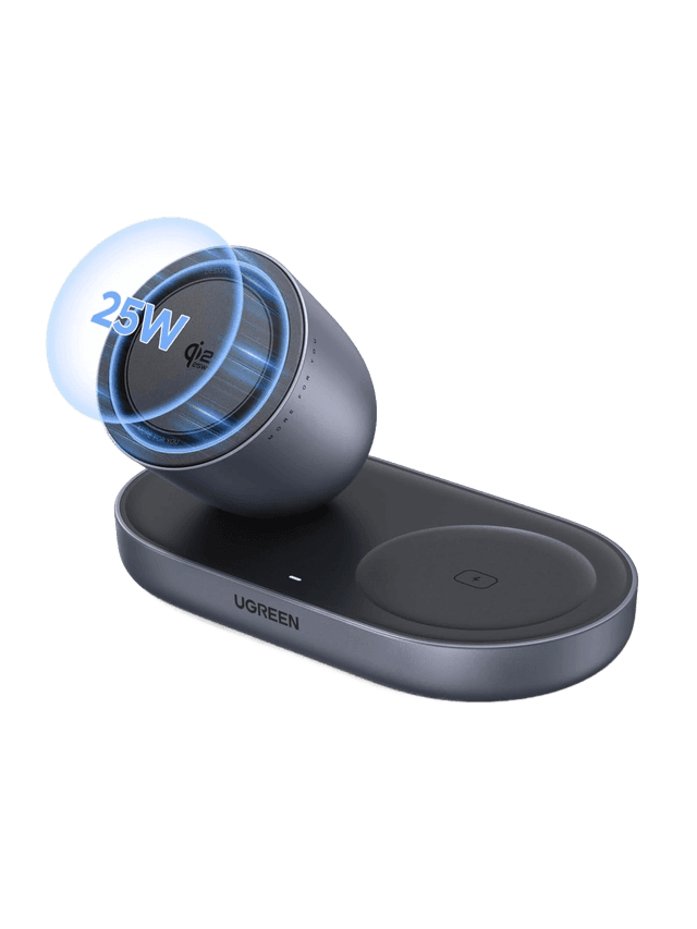 UGREEN Zapix 2-in-1 Magnetic Charger Stand (Qi2 25W)
