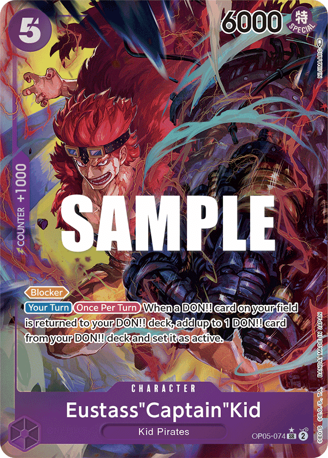 Eustass "Captain" Kid OP05-074 Alternate Art – Awakening of the New Era