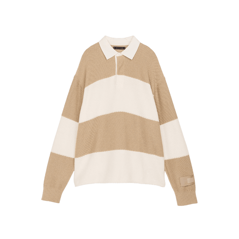 Pullover Rugby con Cashmere
