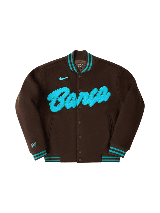 FC Barcelona x Golf Wang Letterman Jacket