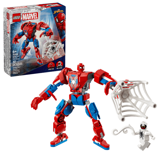 Mech di Spider-Man contro Anti-Venom (LEGO 76308)