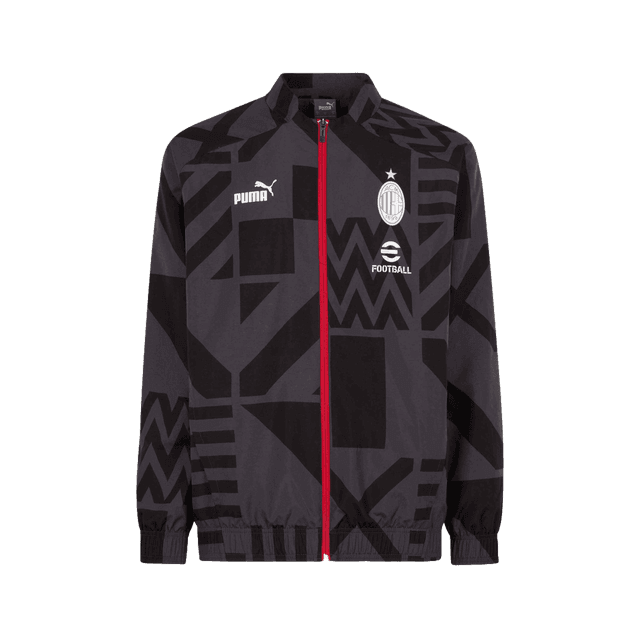 GIACCA MILAN PREMATCH 2022/23 CON ZIP