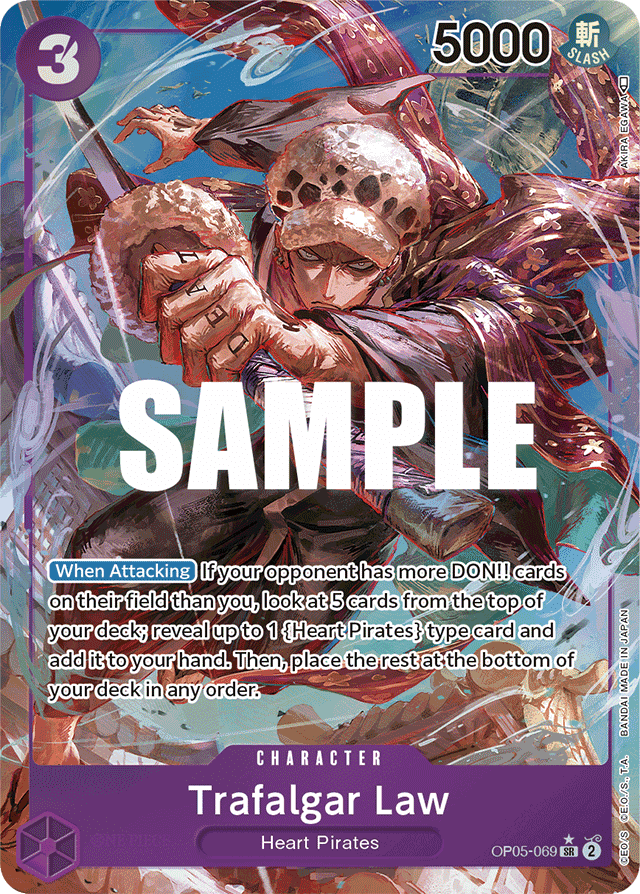 Trafalgar Law OP05-069 Alternate Art – Awakening of the New Era