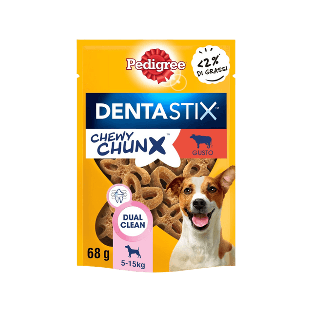 Pedigree Dentastix Chewy Chunx Snack Dentale al Manzo per Cani