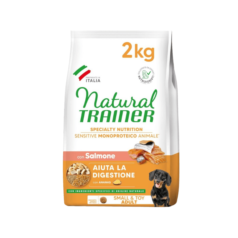Natural Trainer Cibo per Cani con Salmone da 2kg