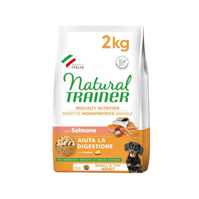 Natural Trainer Cibo per Cani con Salmone da 2kg