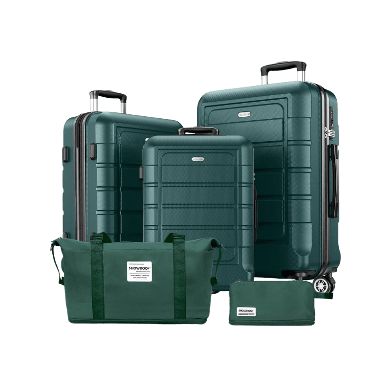 Set di 5 Valigie Rigide con Trolley da Viaggio