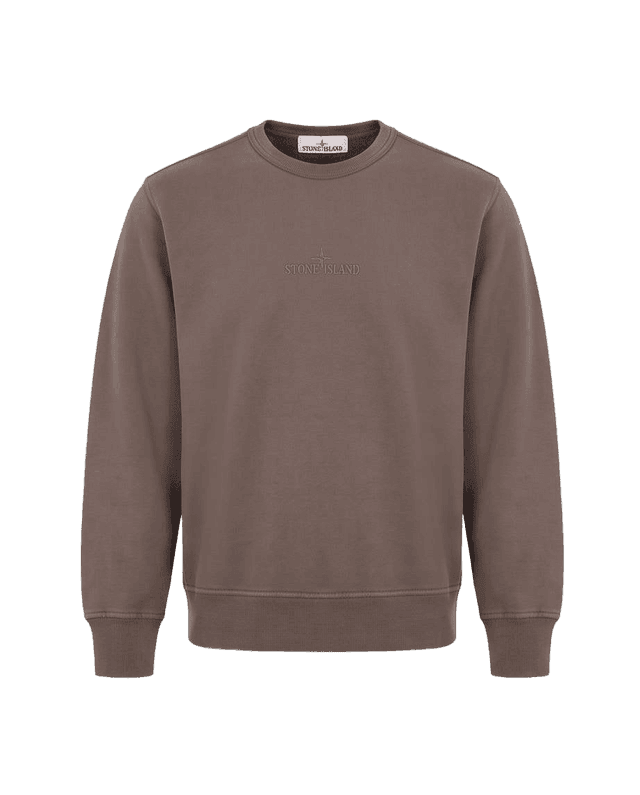 Stone Island Felpa Over Logo Schiena