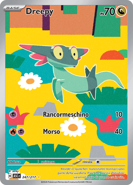 Dreepy 247/217 Rara Illustrazione – Ascesa Eroica – IT