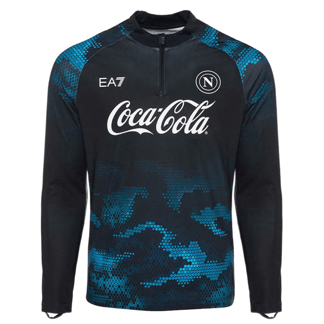 SSC Napoli Felpa Allenamento Blu Navy 2024/2025