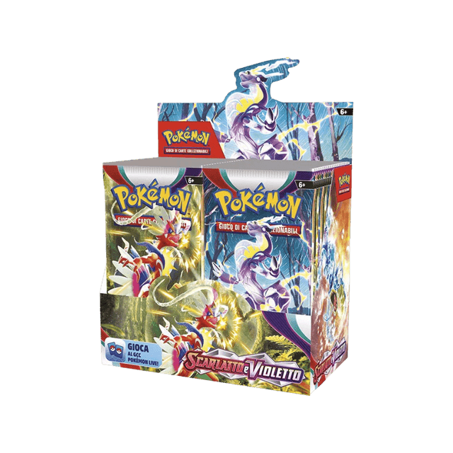 x6 Box da 36 Buste Display Scarlatto e Violetto Factory Sealed Case